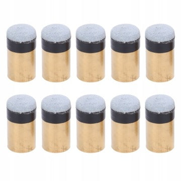Set de 10 puntas y 10 casquillos para tacos de billar