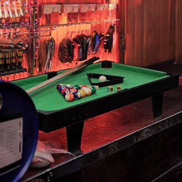 Mini mesa de billar de haya con accesorios para pool