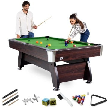 Mesa de billar pool 7 ft completa con retorno de bolas