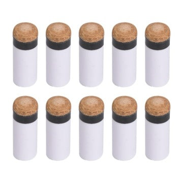 Set de 10 puntas y casquillos intercambiables para tacos de billar