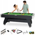 Set completo de mesa de billar pool 8 ft con tacos y bolas