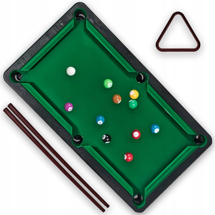 Mini set de billar pool para niños