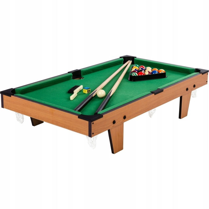 Mini mesa de billar de haya con accesorios para pool