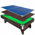 Mesa de billar 7 ft con tablero comedor y ping-pong